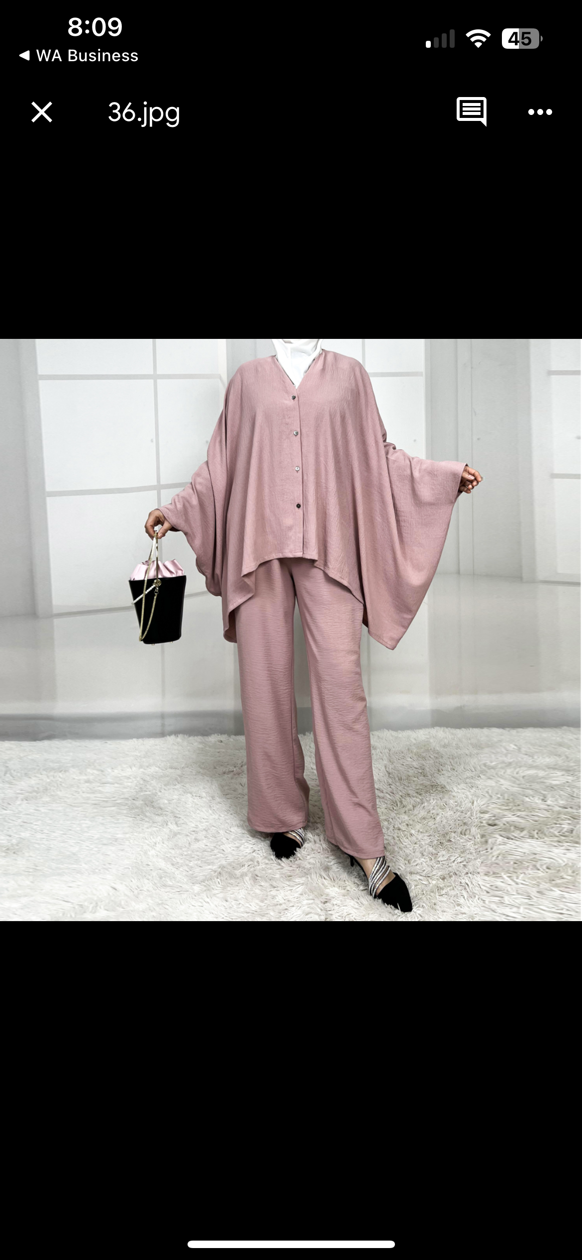 Two-Piece Crinkle Linen Set