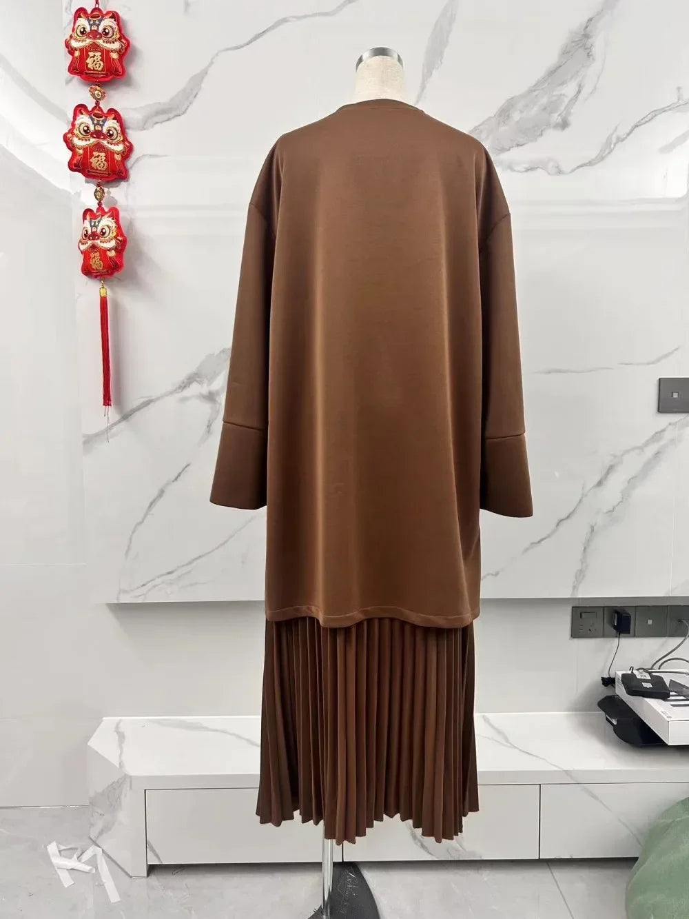 Eid Muslim Two Piece Set Women Top Long Skirt Suit Ramadan Morocco Dubai Islam Casual Ensemble Femme Arabic Skirts Outfits 2024