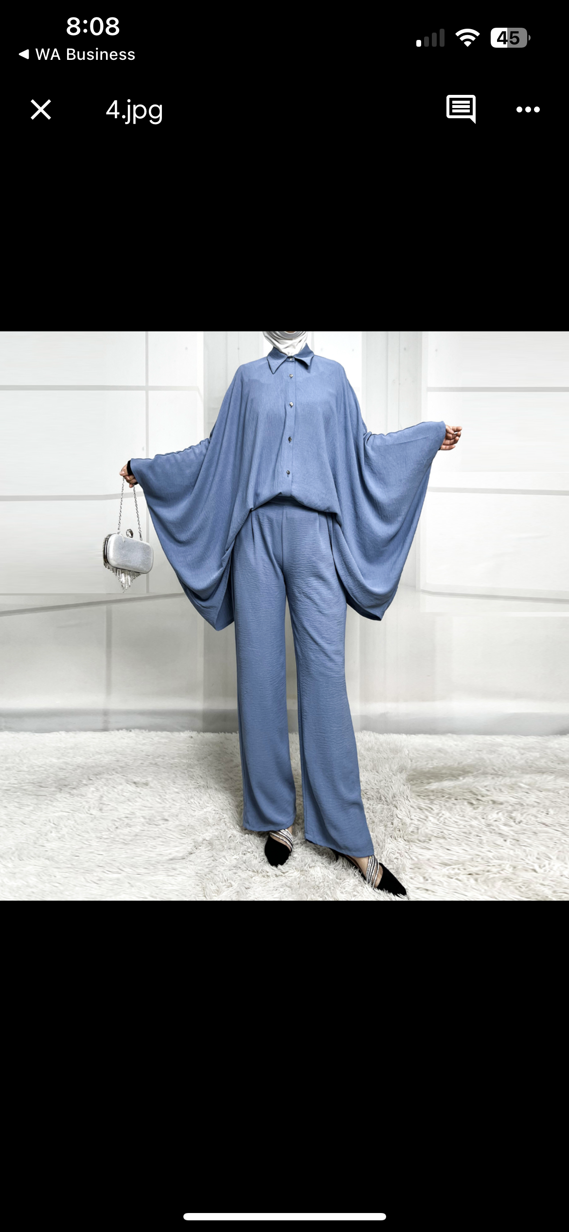 Two-Piece Crinkle Linen Set