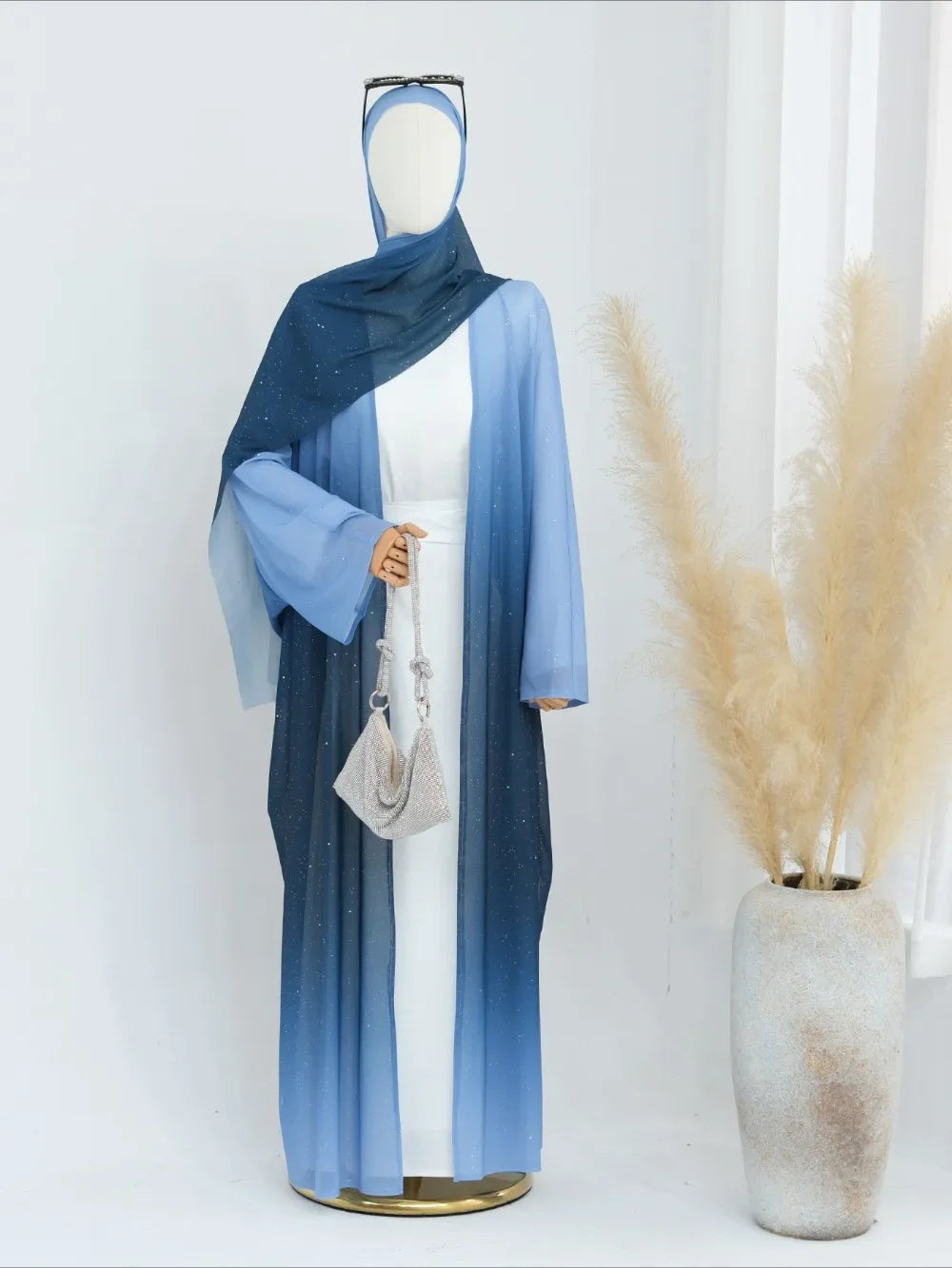 Muslim Long Robe Abaya for Women Dubai Party Dresses Hijab Jalabiya Eid Ramadan Morocco Kaftan Abayas Islam Modest Vestidos 2024