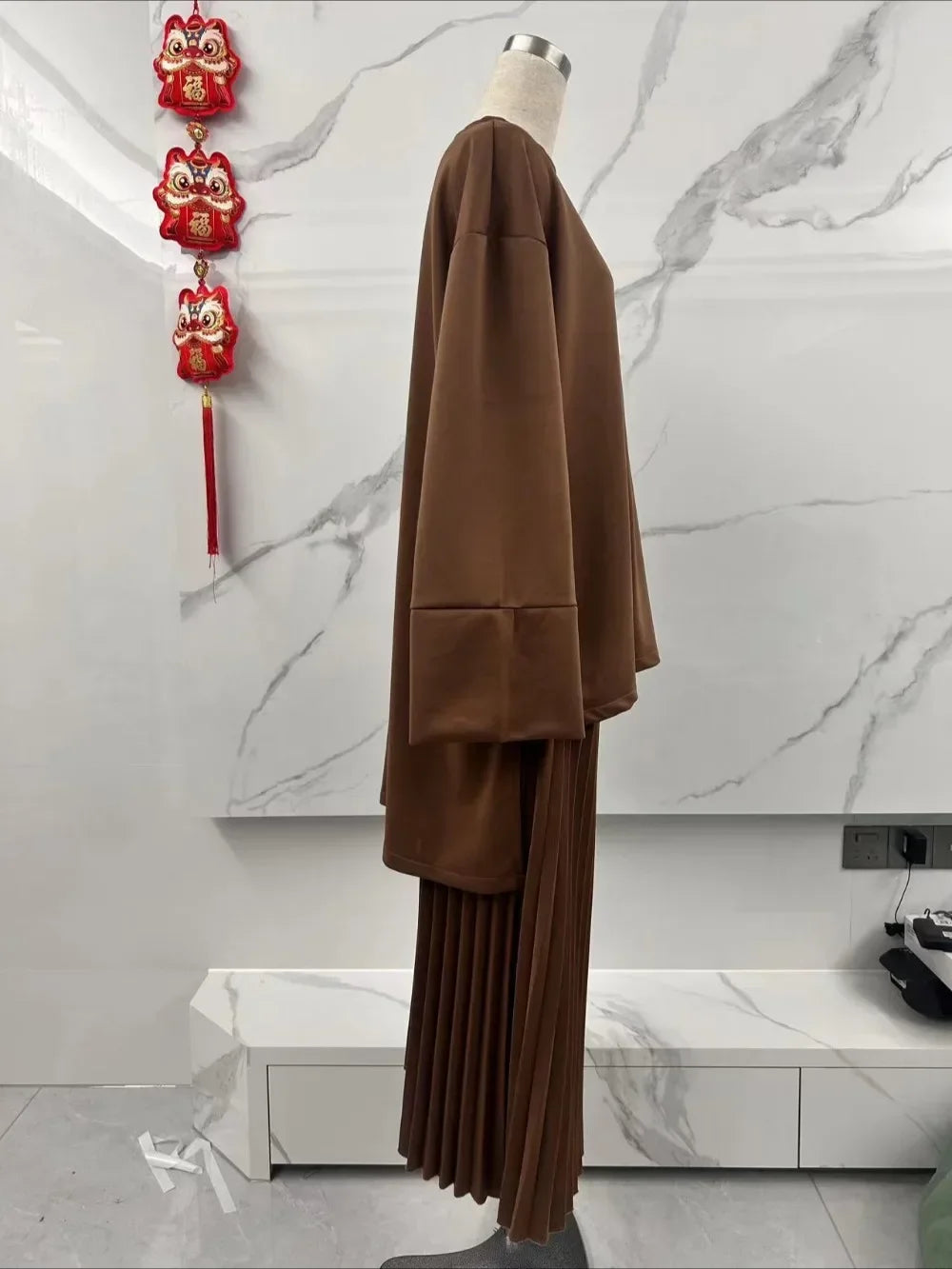 Eid Muslim Two Piece Set Women Top Long Skirt Suit Ramadan Morocco Dubai Islam Casual Ensemble Femme Arabic Skirts Outfits 2024